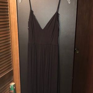 Lace back maxi dress